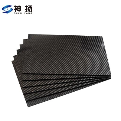 Hojas de fibra de carbono de tejido de sarga